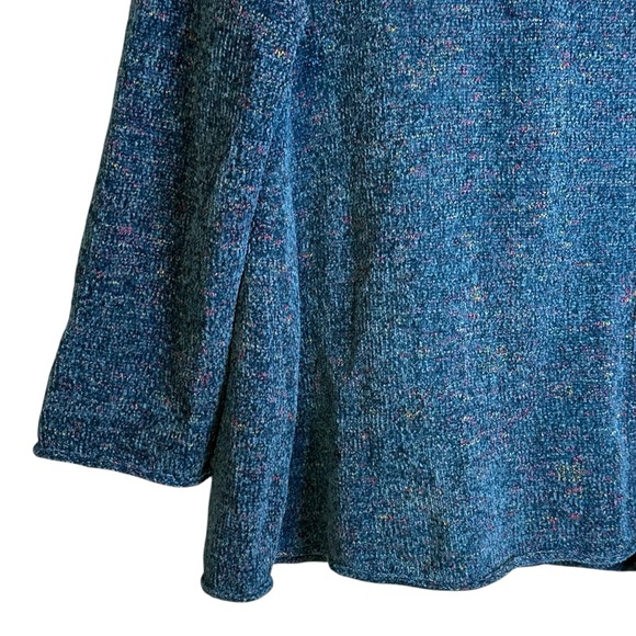 Habitat Clothes to Live In 87740 Tweed‎ Cowl Tunic Sweater Side Buttons L NWOT - Picture 3 of 11